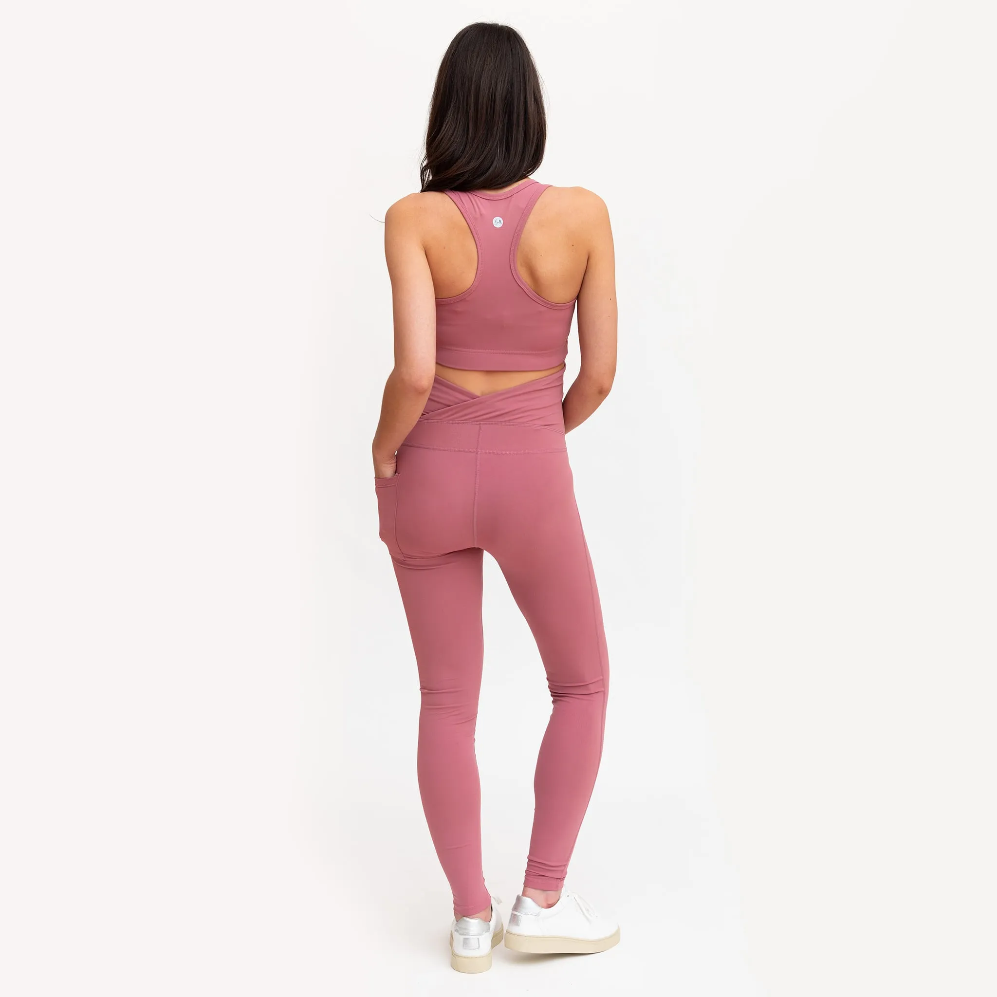 Bella Maternité Legging Athlétique Rose