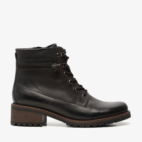 Hush Puppies leren dames veterlaarsjes