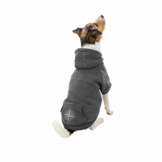 Manteau Flensburg sweat à capuche Gris pour chien
