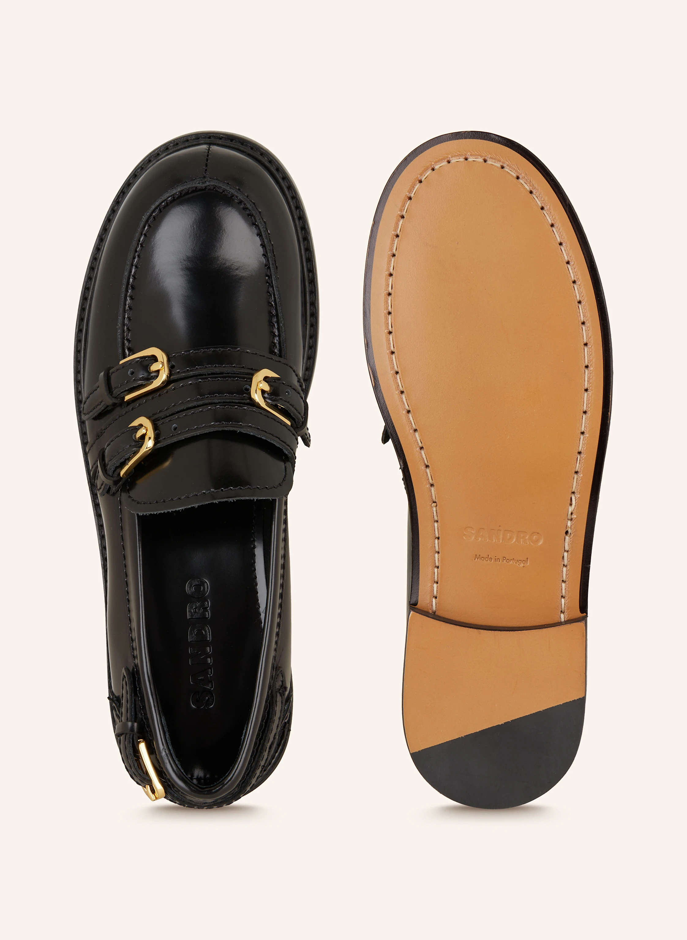 SANDRO Lack-Slipper