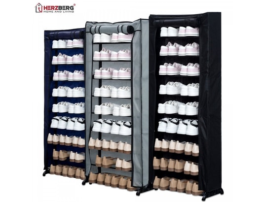 HERZBERG - Armoire Hg-8076: petit organisateur de porte-chaussures à 9 niveaux...