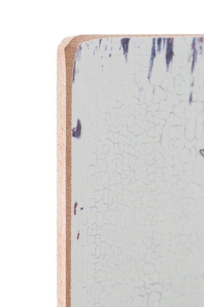 Holzschild - Turn the page - 30x45 cm