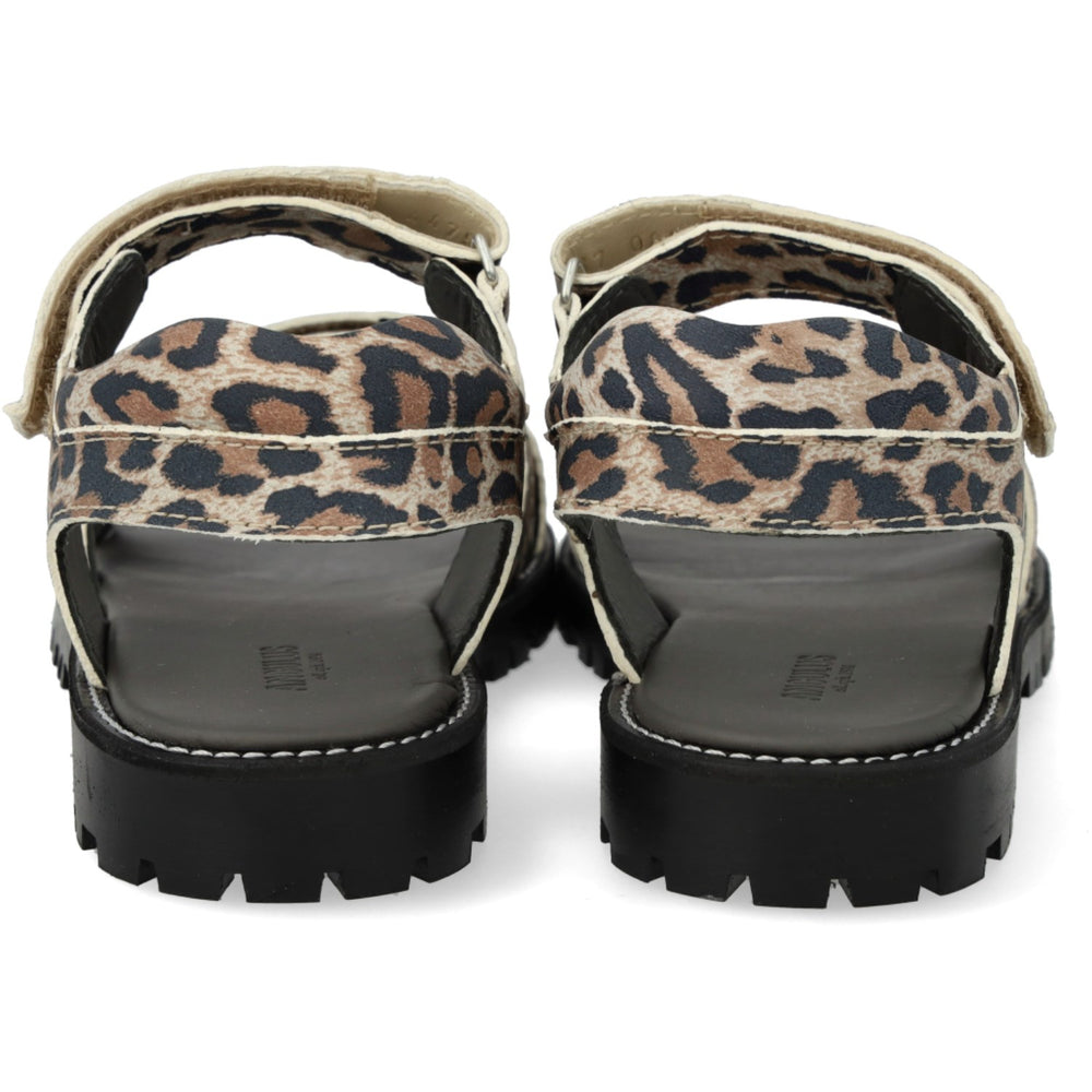 Køb Angulus Leopard Suede Justerbar Lædersandal Med Velcro