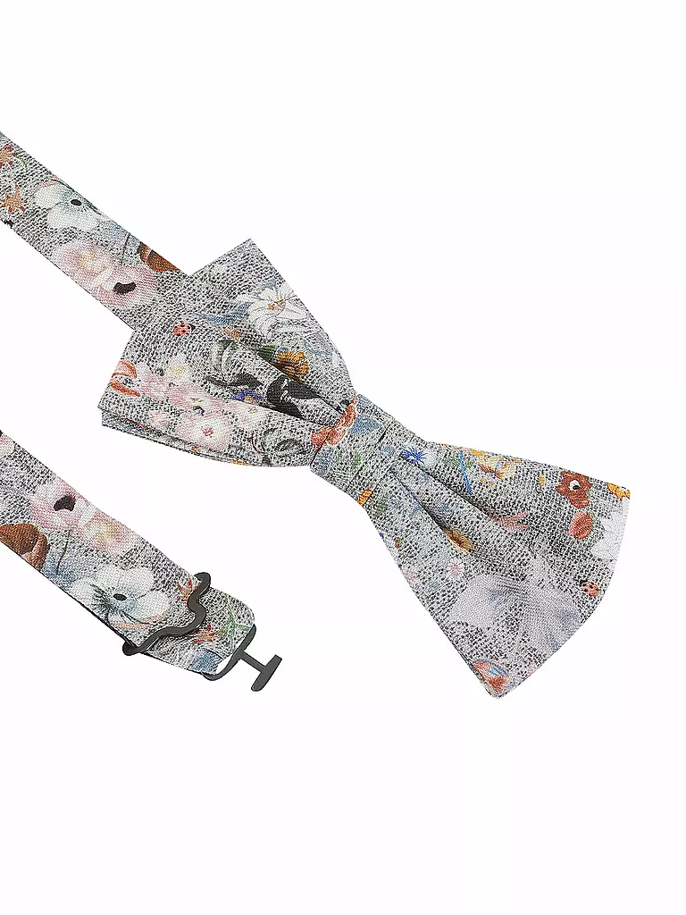 SEIDENFALTER Masche - Fliege PRINCE BOWTIE grau