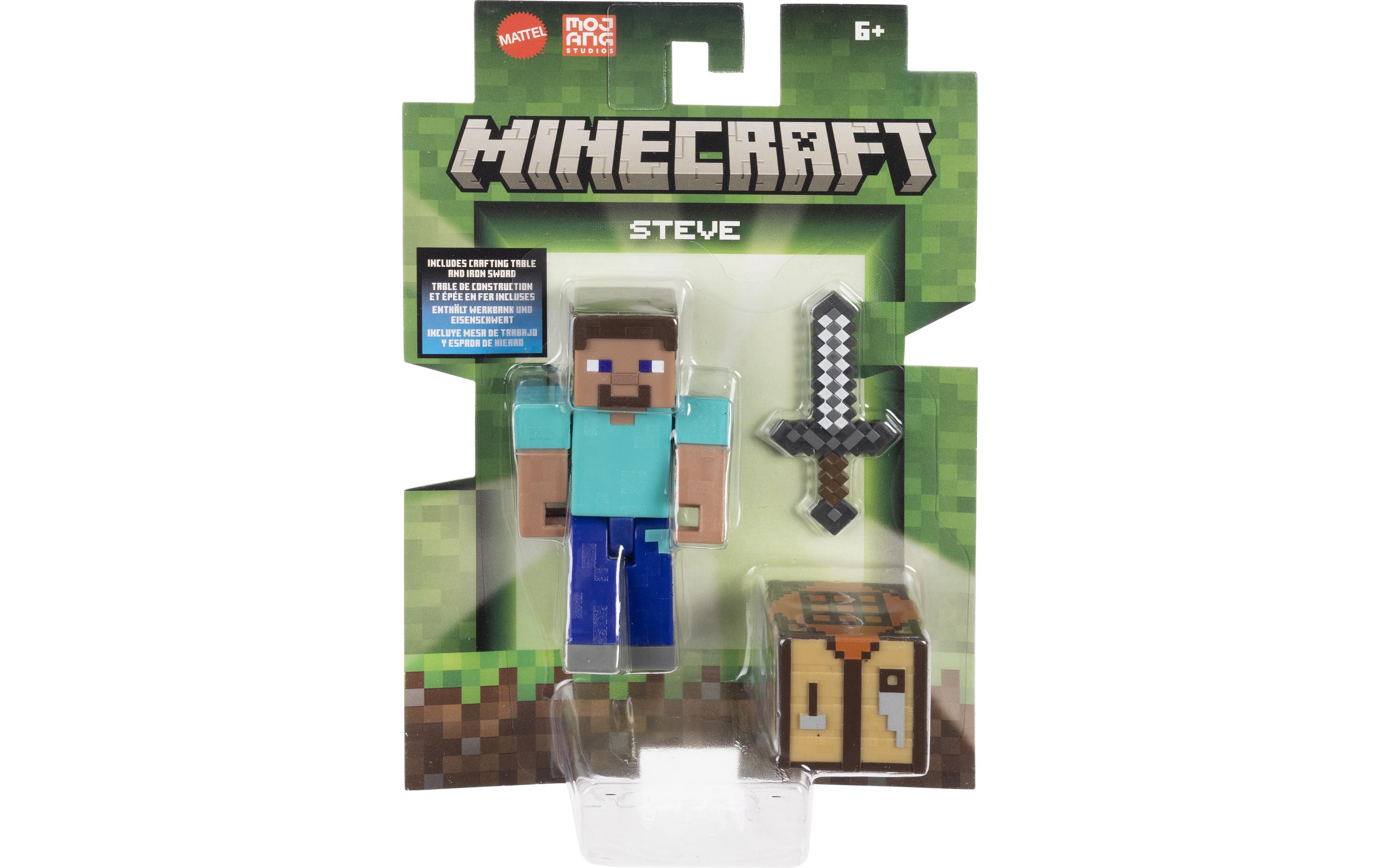 Minecraft Actionfigur mit pixeligem DesignMinecraft Kinderspielzeugfigur