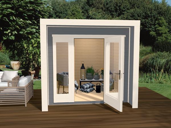 Weka Gartenhaus 263 Gr. 1, ca. B245/H227/T250