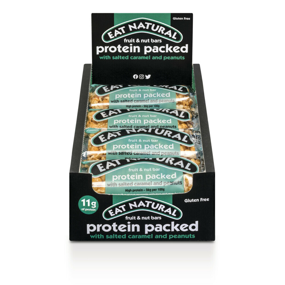 Eat natural Fruit & Noten Bar Salted Caramel & Peanuts12 x 45 gr