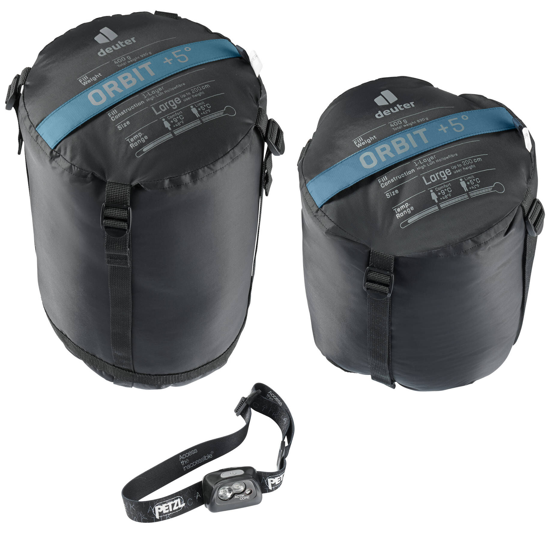 deuter| Kunstfaserschlafsack Orbit +5° EL