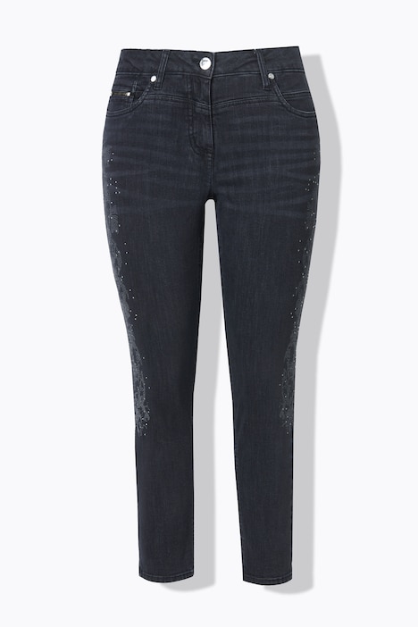 Jeans, Slim Fit, Applikation, 5-Pocket