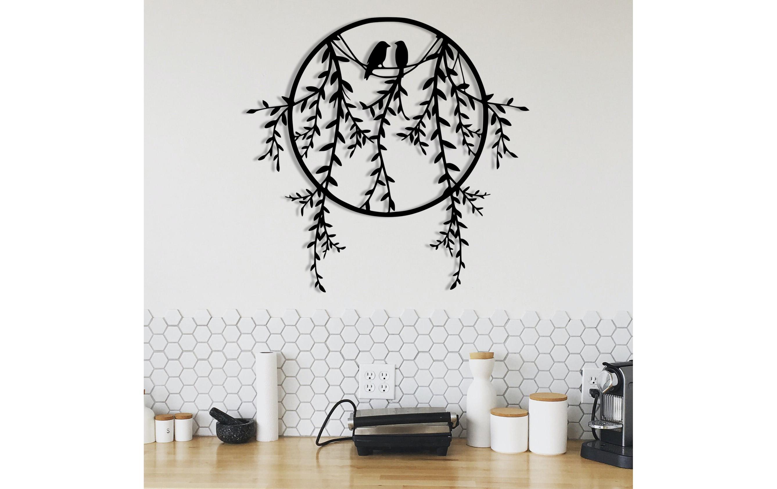 Wanddekoration Birds Ø 44 cmWand-Accessoire