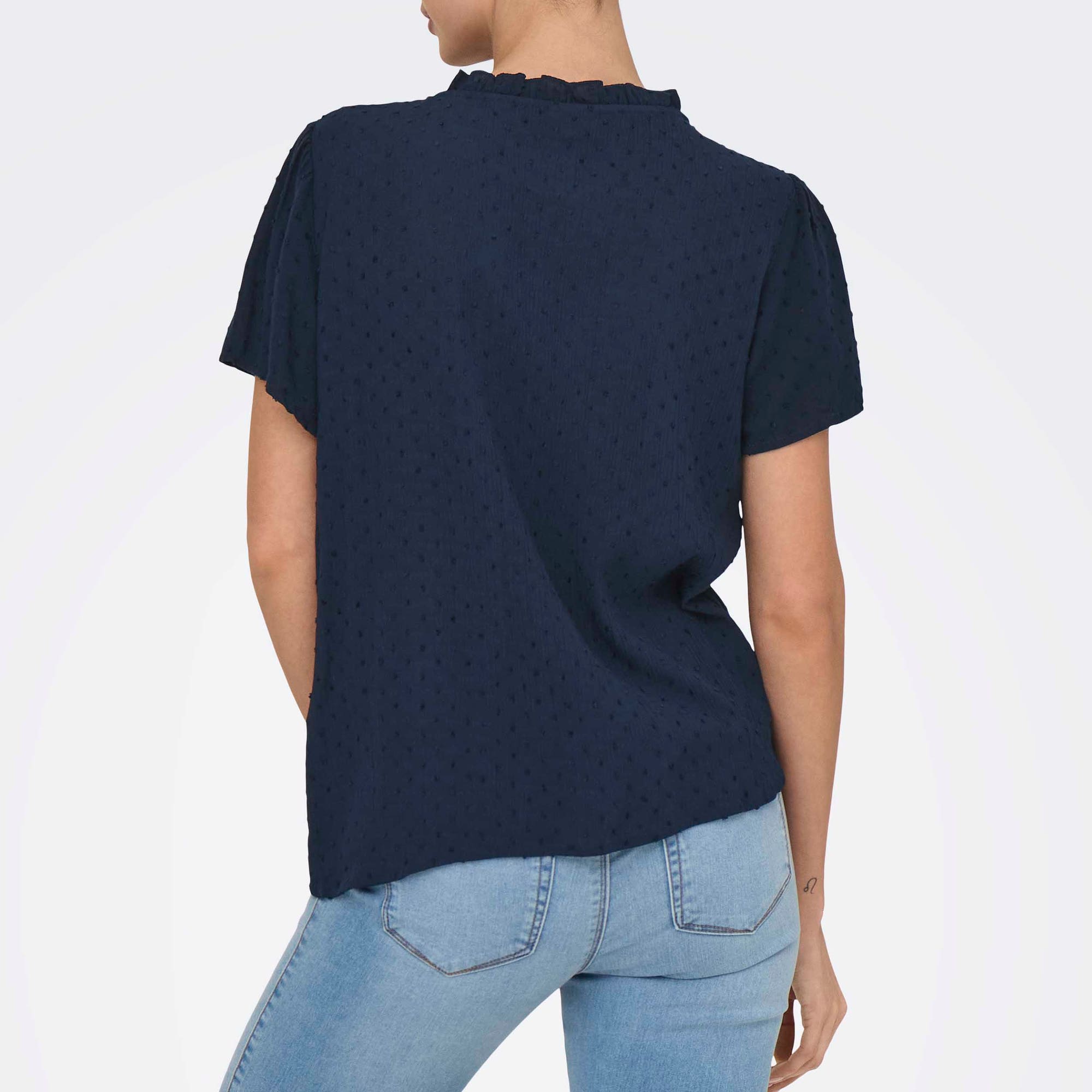 Blouse Femme bleu marine