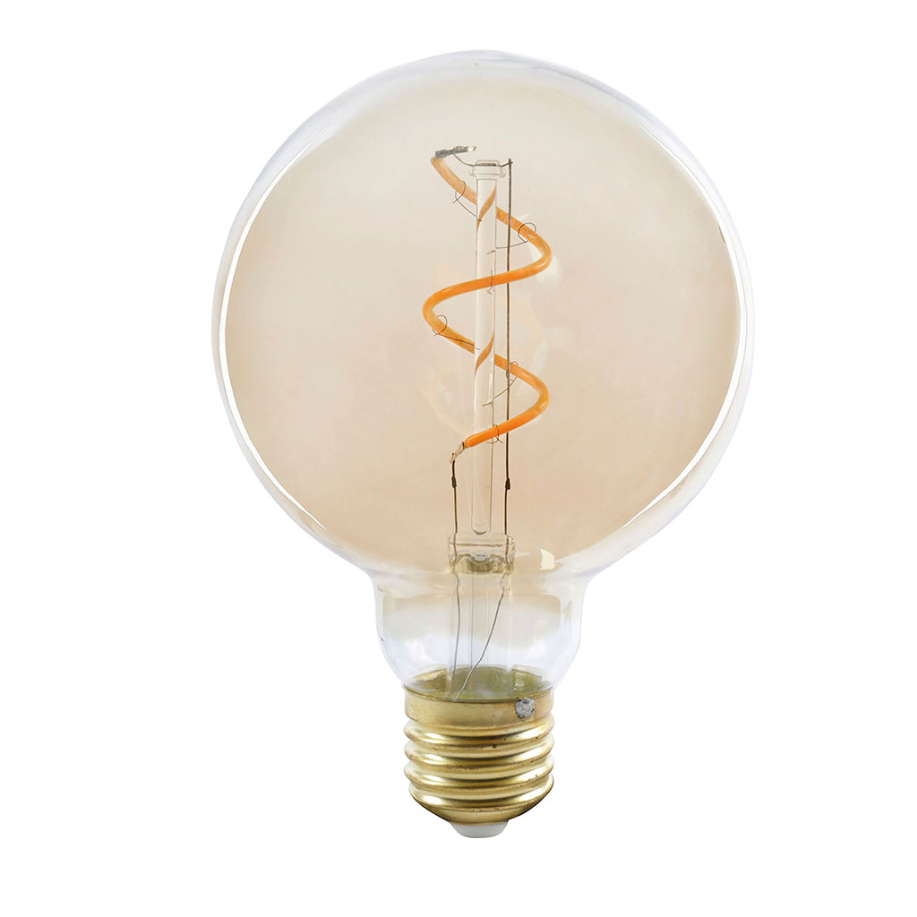 Ampoule LED déco rétro à filament forme globe E27 4W