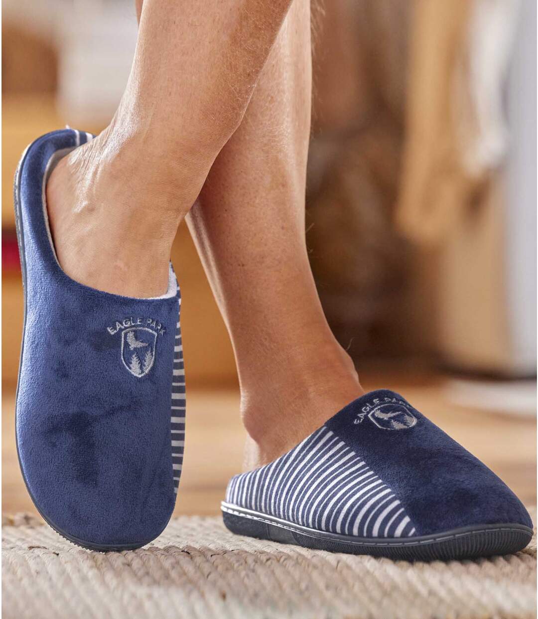 Chaussons en Velours Doublés Polaire
