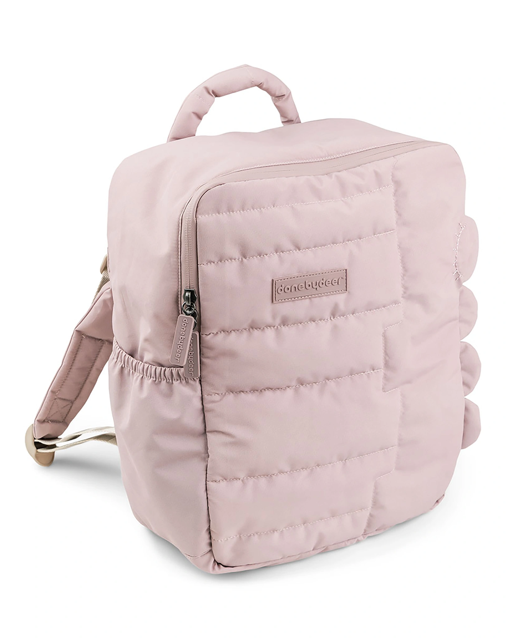 Kinderrucksack CROCO (32x25x12) gesteppt in rosa