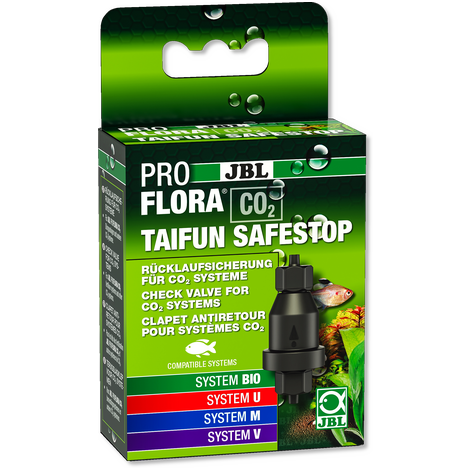 JBL Proflora Co2 Taifun Safestop | Terugslagventiel