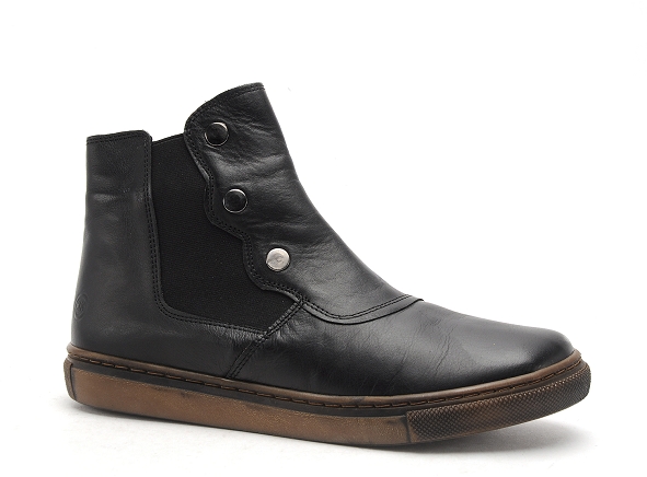 Kokoon boots bottine plates femme alix noir