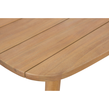 KARWEI tuintafel Voss light teak acacia hout 200 x 90 cm