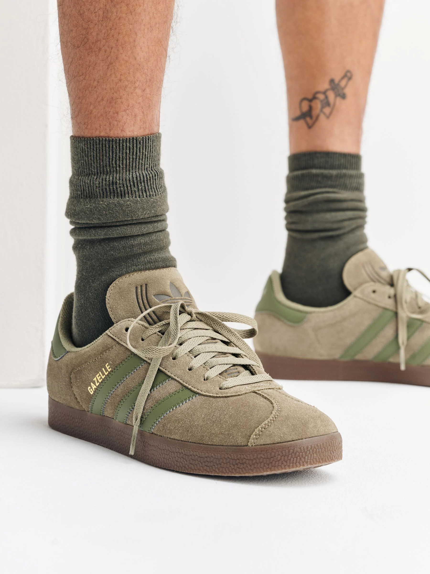 Groen - adidas Originals - Gazelle sneakers