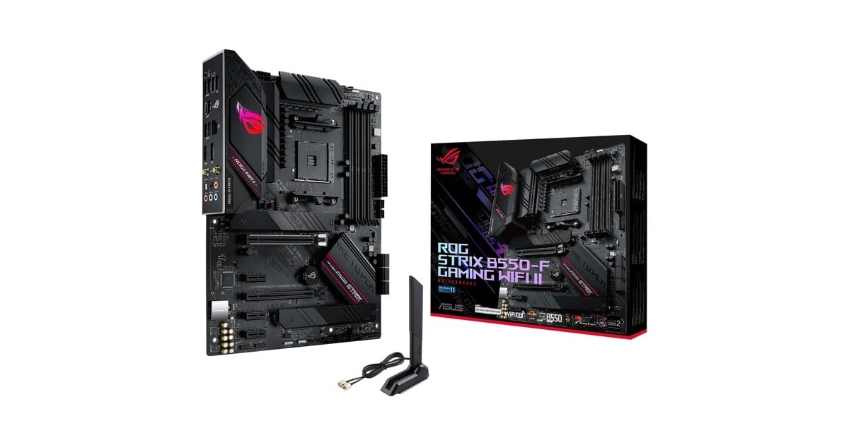 ASUSROG STRIX B550-F GAMING WI-FI II socket AM4 moederbord  (Zwart, RAID, Gb-LAN, WLAN, BT, Sound, ATX)