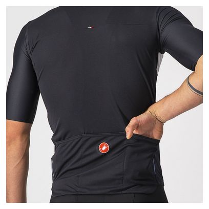 Maillot Manches Courtes Castelli Prologo 7 Noir