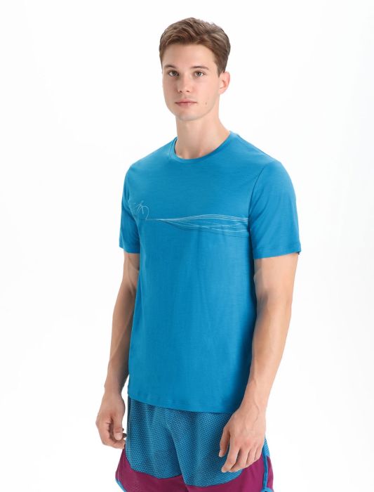Tech Lite II SS Tee Cadence Paths Men herre-T-shirt
