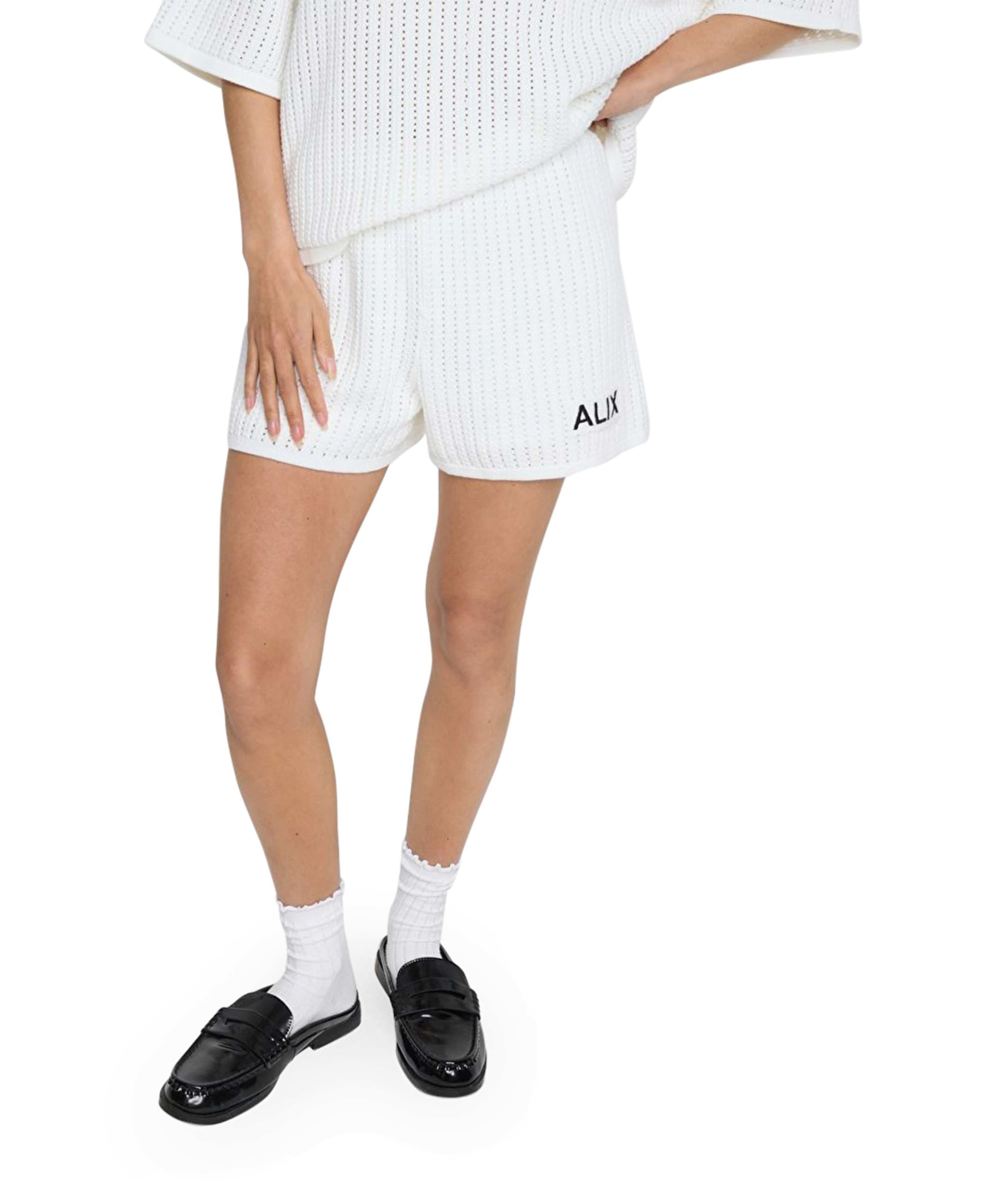 Alix The Label AJOUR SHORTS dames korte broek ecru