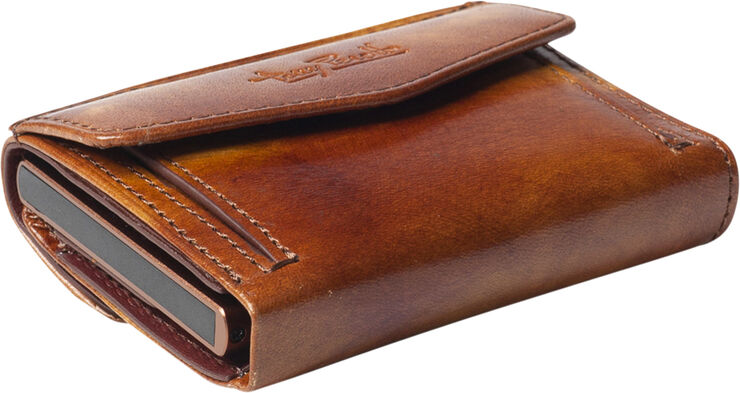 Tony Perotti Furbo Cardholder, Van Gogh Cognac