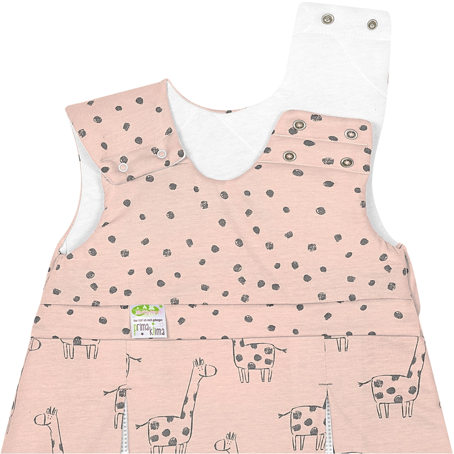 ODENWÄLDER primaklima Jersey-Schlafsack happy giraffe deep forest