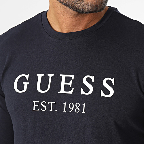 Tee Shirt Manches Longues U3BI11 Bleu Marine