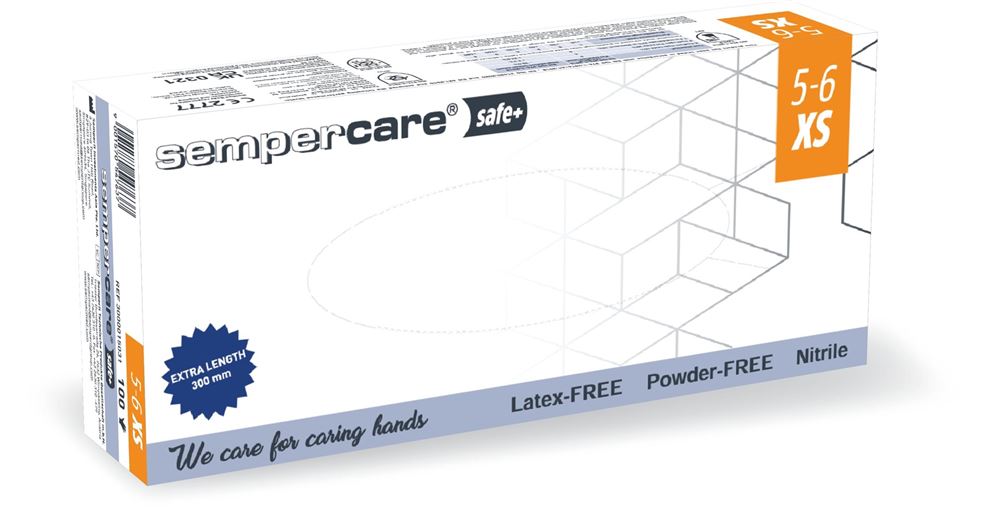 SEMPERCARE safe+<br>100 Stück, XS, unsteril