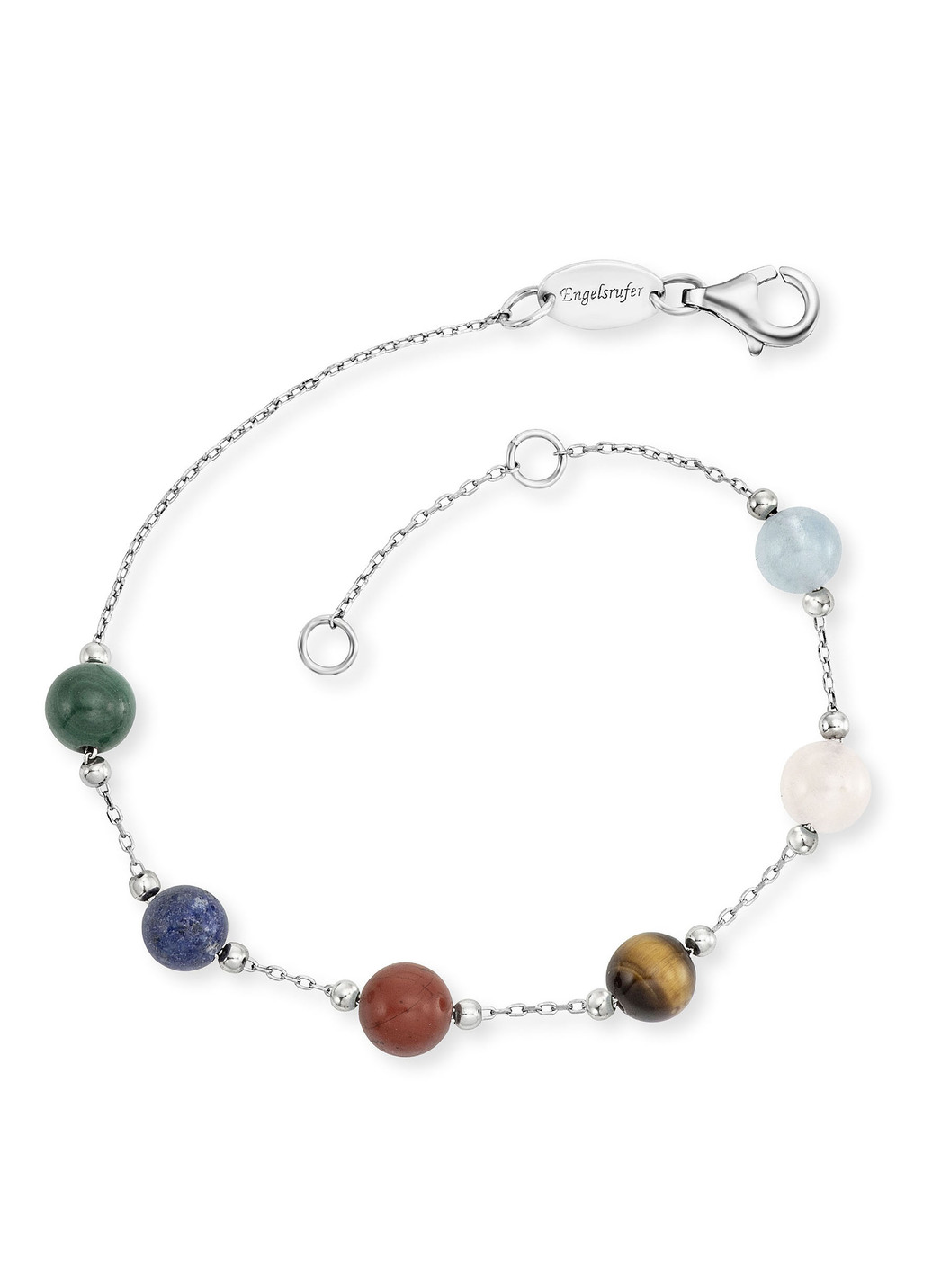 Powerful Stone Armband mit 6 echten Edelsteinen