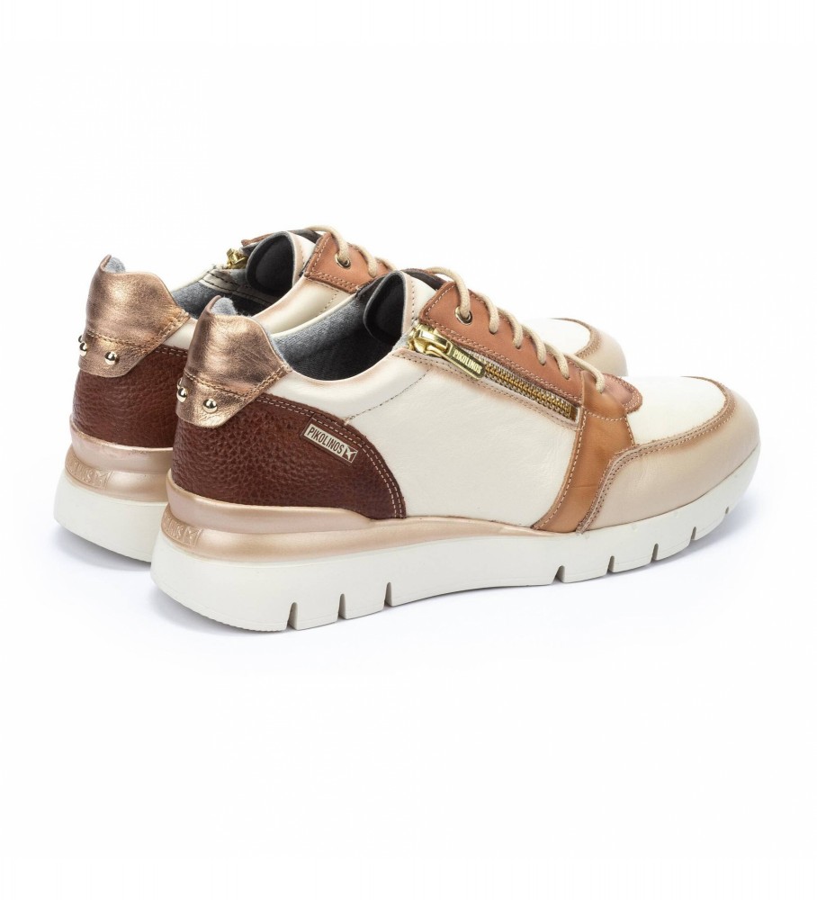 Tênis Pikolinos Cantabria em couro, Off-White