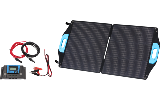 Berger Komplettanlage faltbares Solarpanel Set 100 W inkl. Laderegler