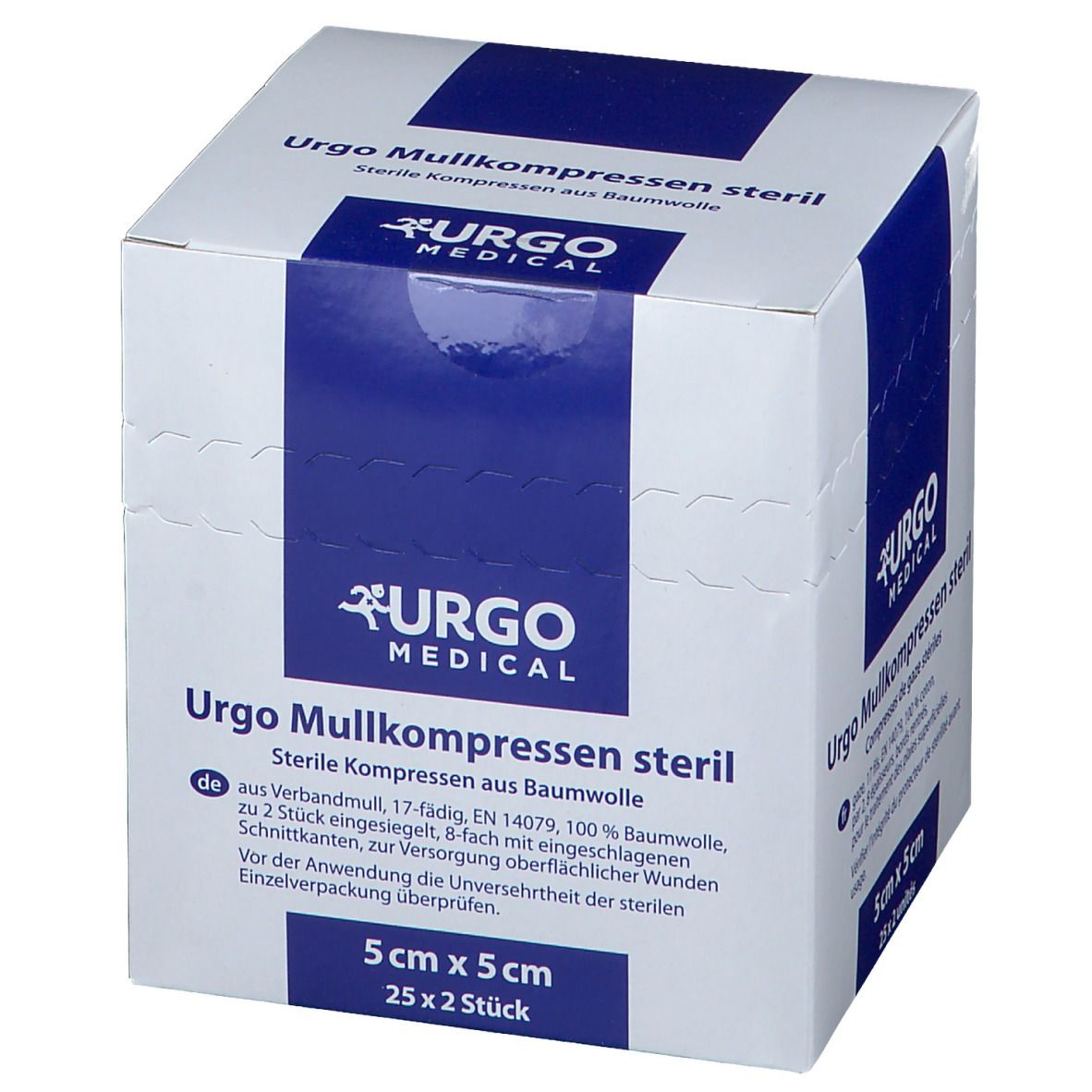 URGO Mullkompressen 5 x 5 cm sterikl