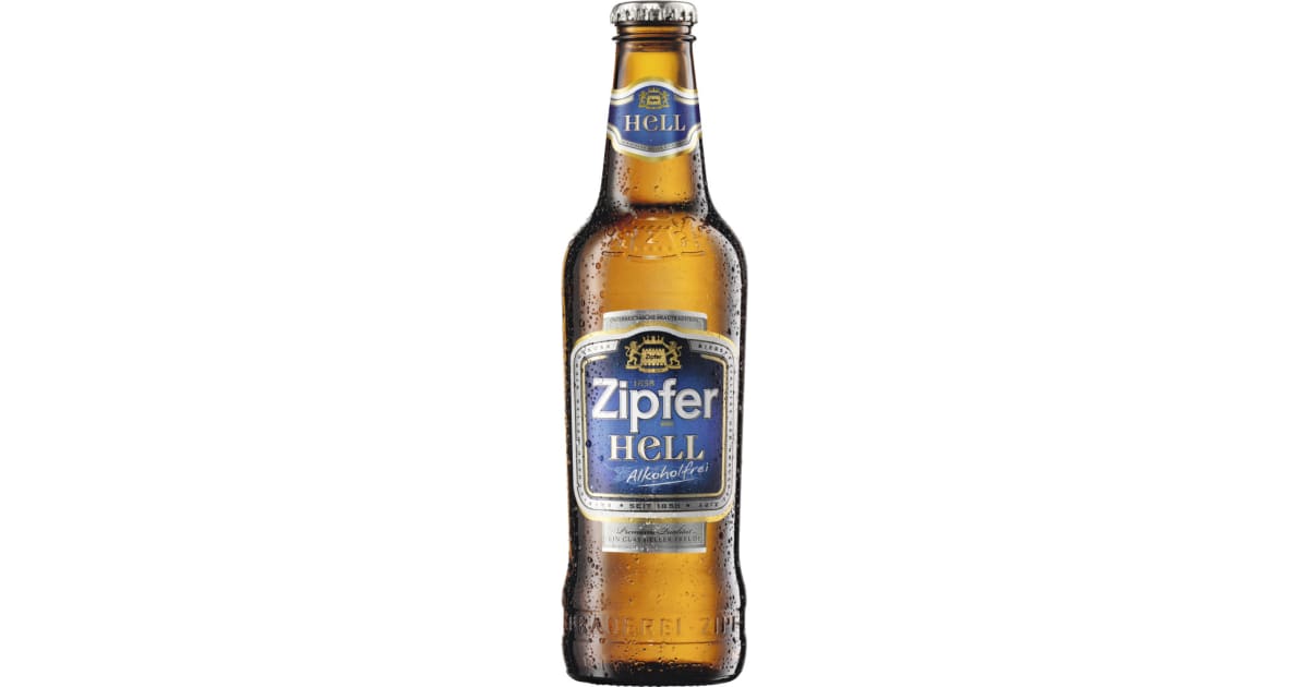 Zipfer Hell alkoholfrei 0,33 Liter (Einweg)