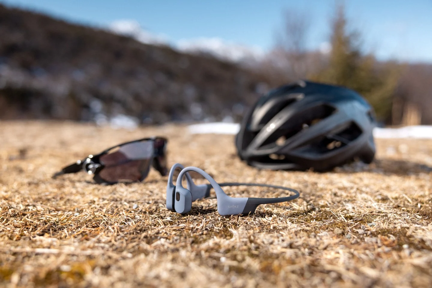 Shokz - OpenSwim Pro, Bone Conduction Headset - Grey