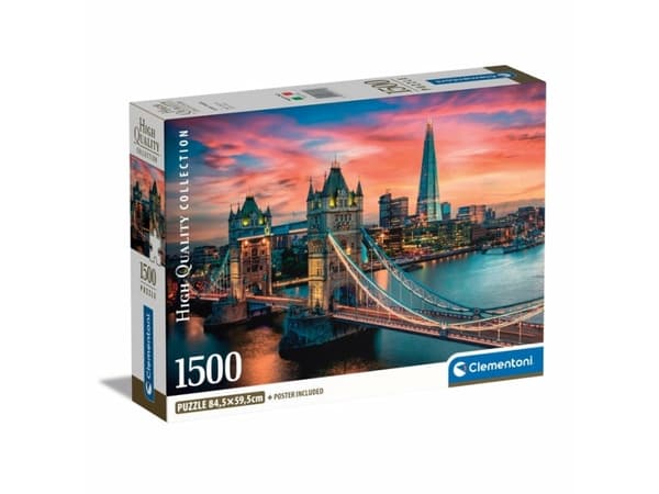 Clementoni High Quality Collection London Twilight, 1500 stykker, Landskap, 18 år