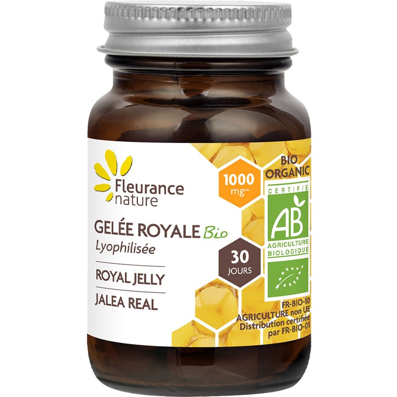 Gelée royale lyophilisée bio - Défenses immunitaires - 1 mois
