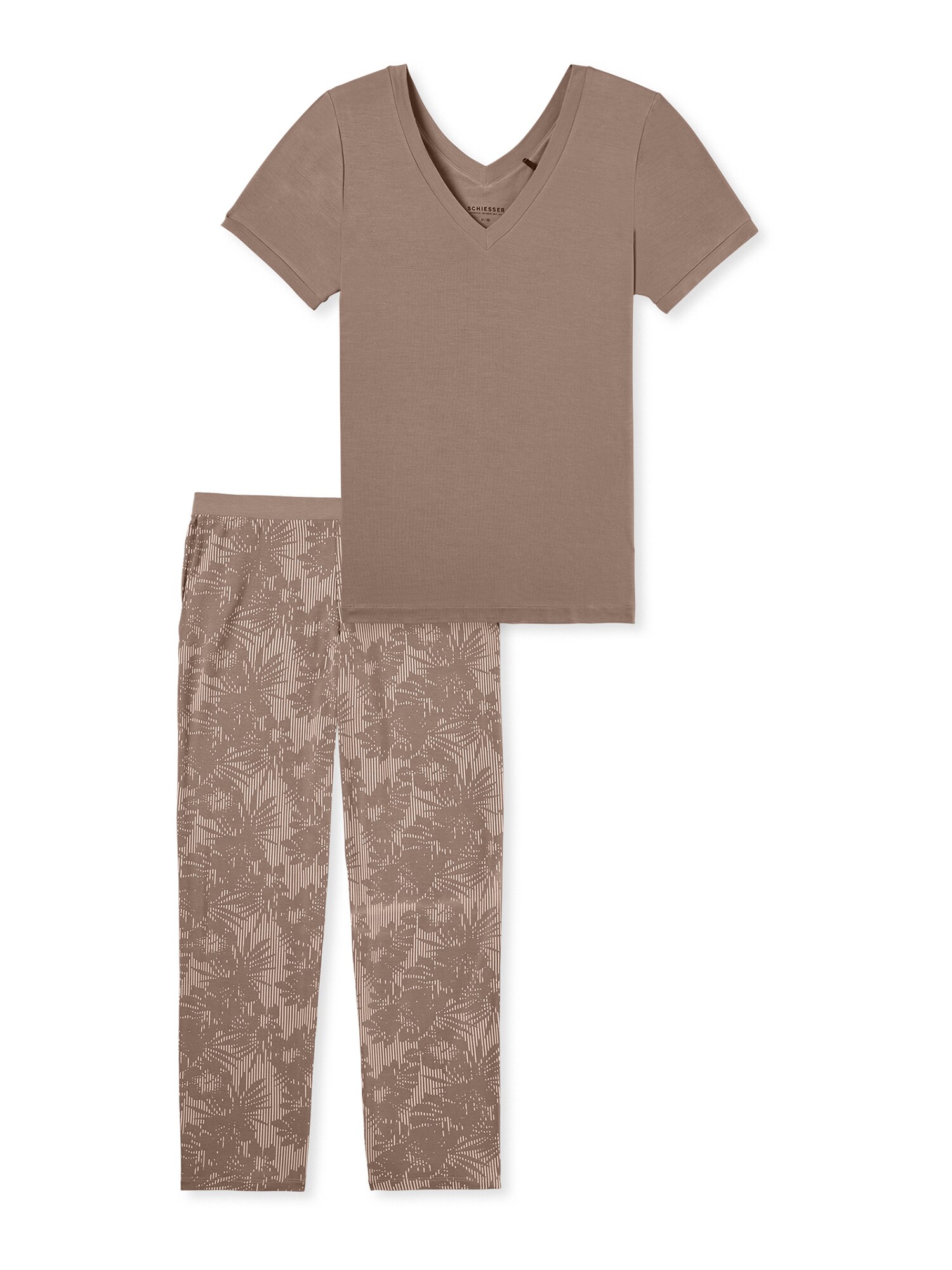 Schiesser Damen Pyjama Selected Premium 1er-Pack