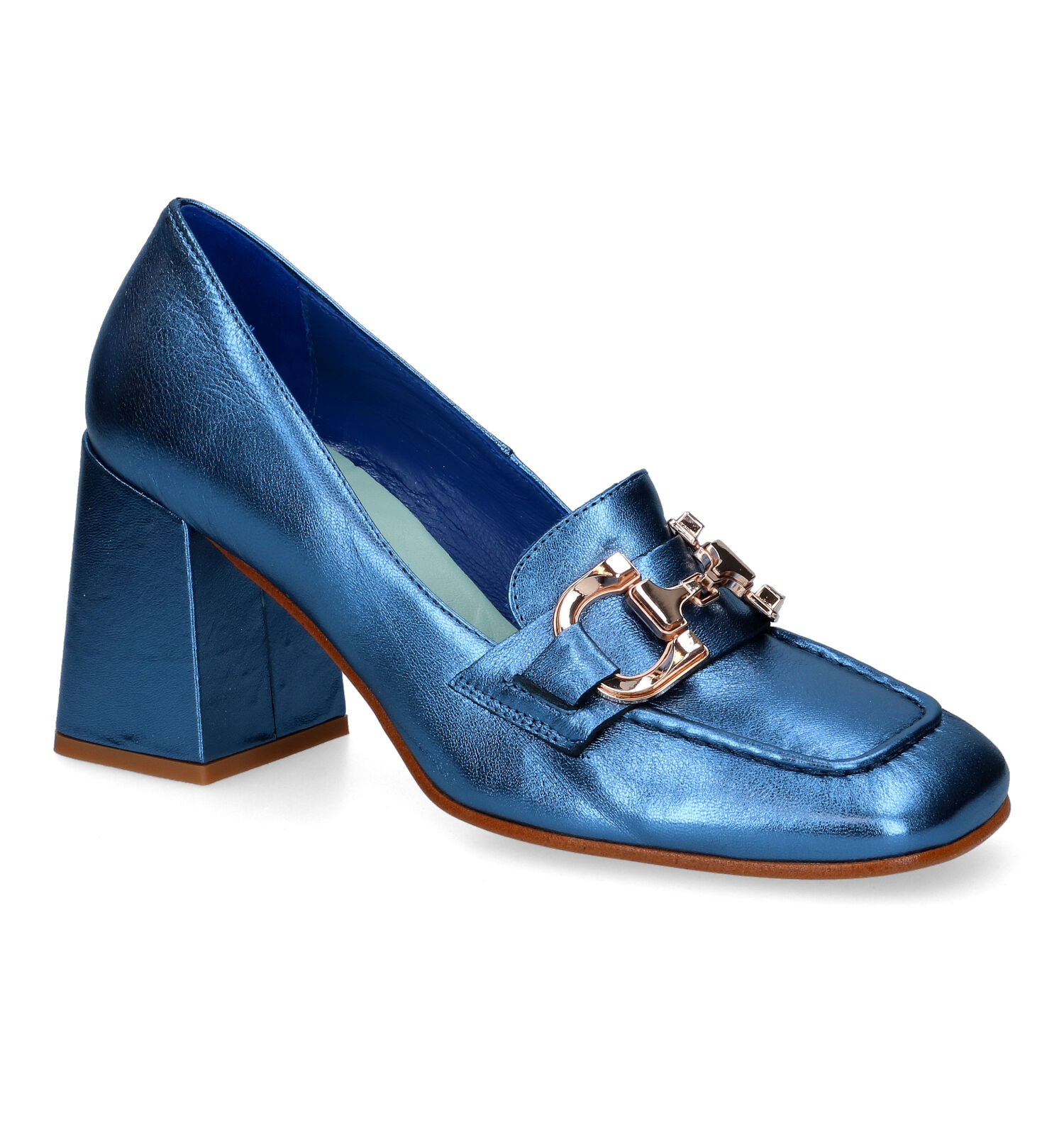 Enkelpumps blauw