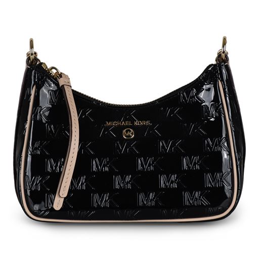 Michael Kors Jet Set Charm Skuldertaske, Sort/Beige
