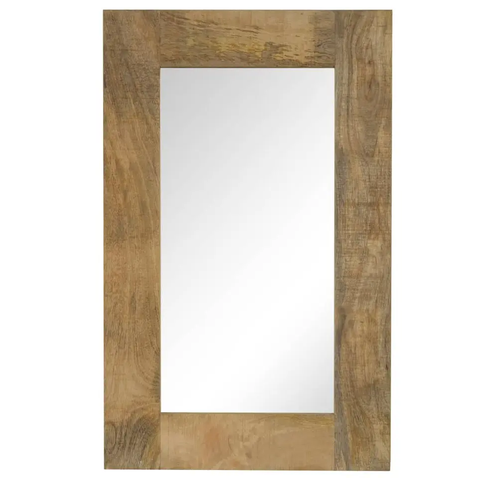 vidaXL - Spiegel - Bruin - Hout - 50 x 80 cm