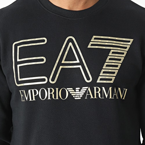 Sweat Crewneck 6RPM08-PJSHZ Noir Doré