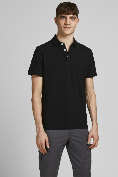 Jack & Jones zwarte heren polo