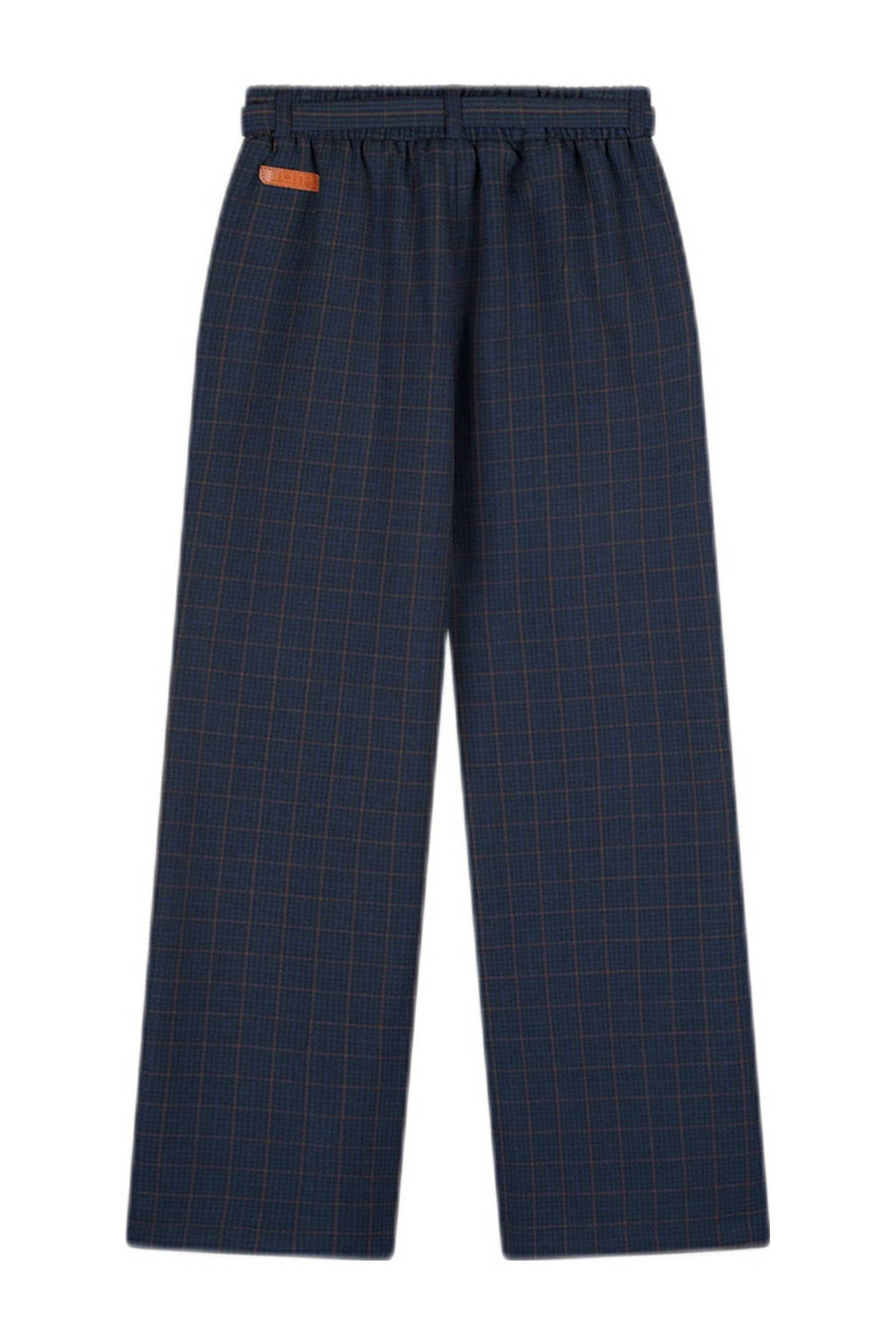 NONO regular fit broek Sayla donkerblauw