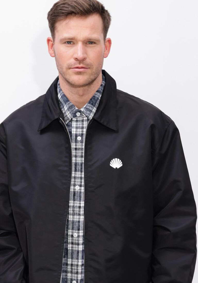 zwarte new amsterdam surf association jack coach jacket