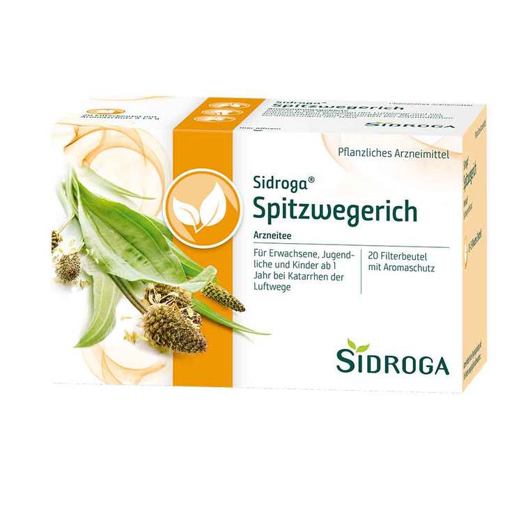 Sidroga® Spitzwegerich Filterbeutel, 20X1.4 g