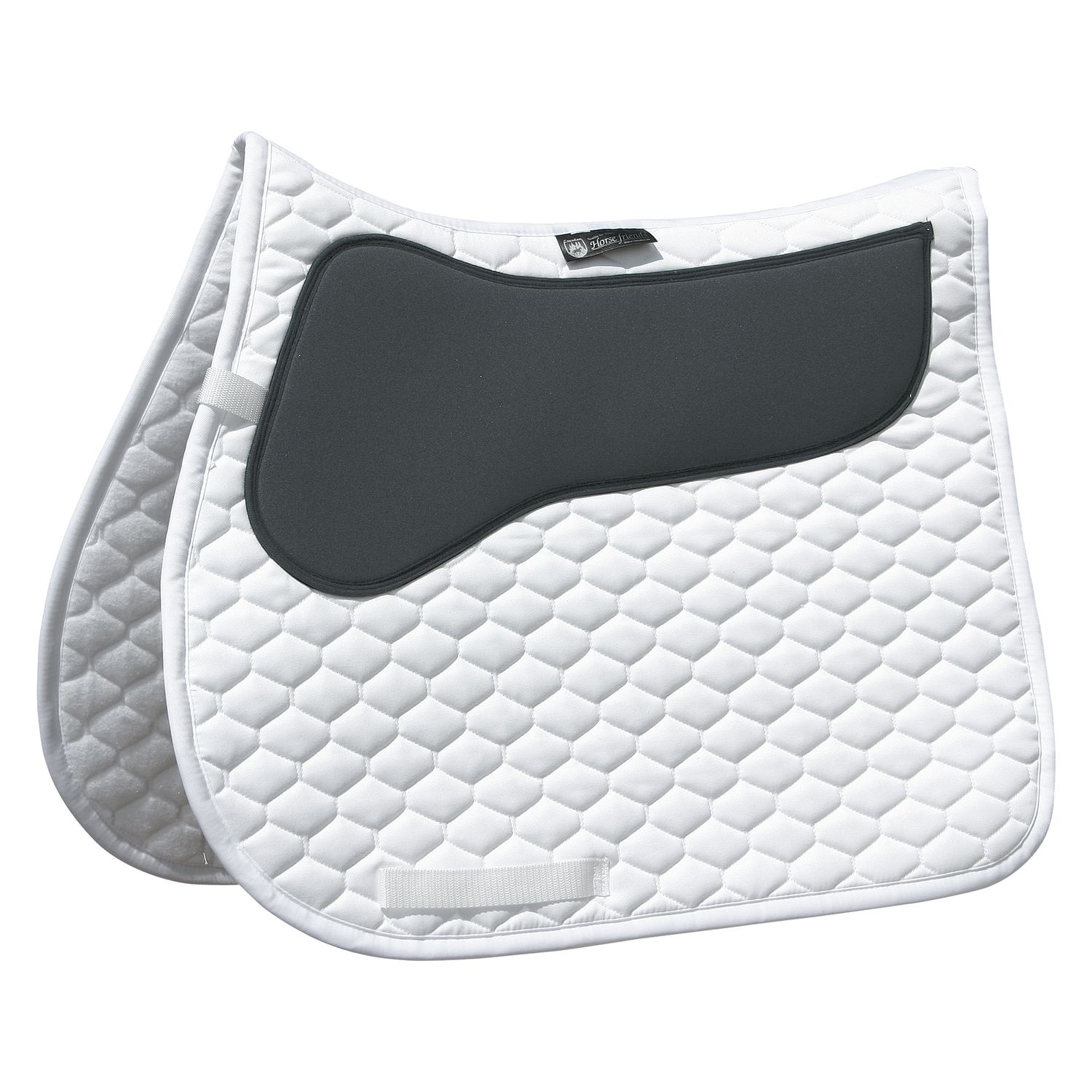 Horse-friends Schabracke mit Moosgummi-Pad - weiß