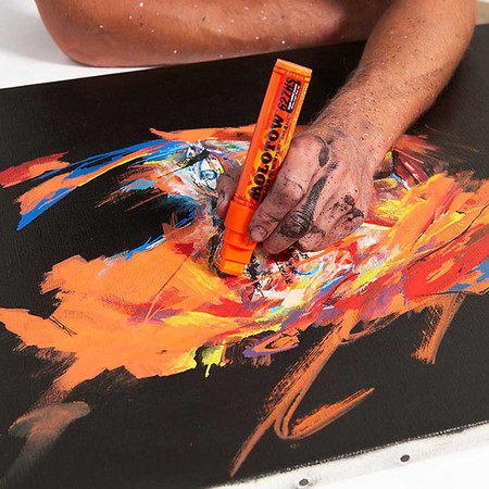 Molotow One4All 627HS 15 mm by MolotowAcrylmarker - verkehrsrot - 15 mm