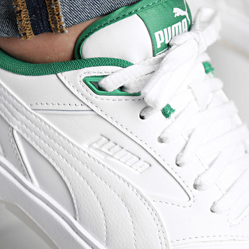 Baskets Puma Doublecourt 393284 Puma White Archive Green